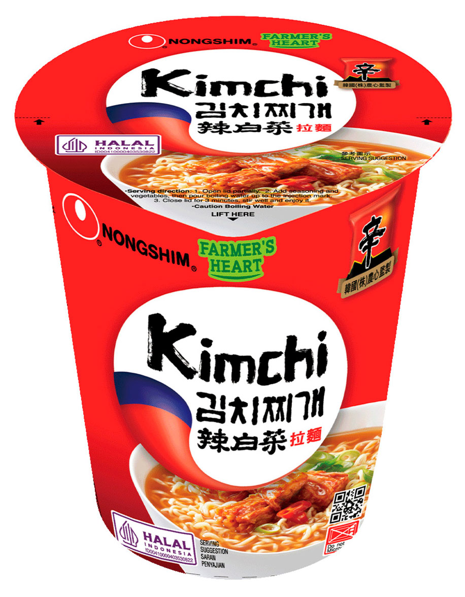 

Лапша быстрого приготовления Nongshim Кимчи Рамен, 70 г