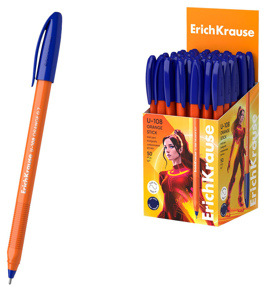

Ручка шариковая ErichKrause Ultra Glide Technology 1,0 мм, синяя, 1 шт