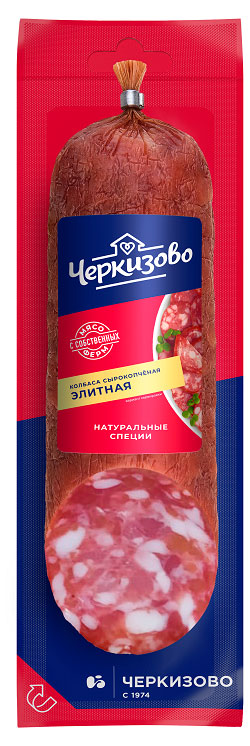 Изображение товара Колбаса сырокопченая Элитная Черкизово, 225 г