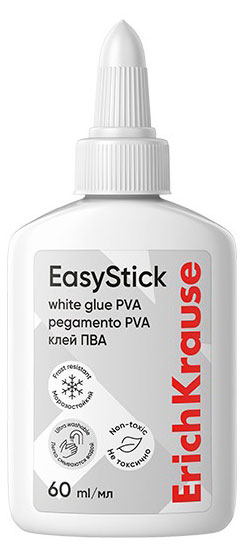 

Клей ПВА ErichKrause Standard, 60 мл