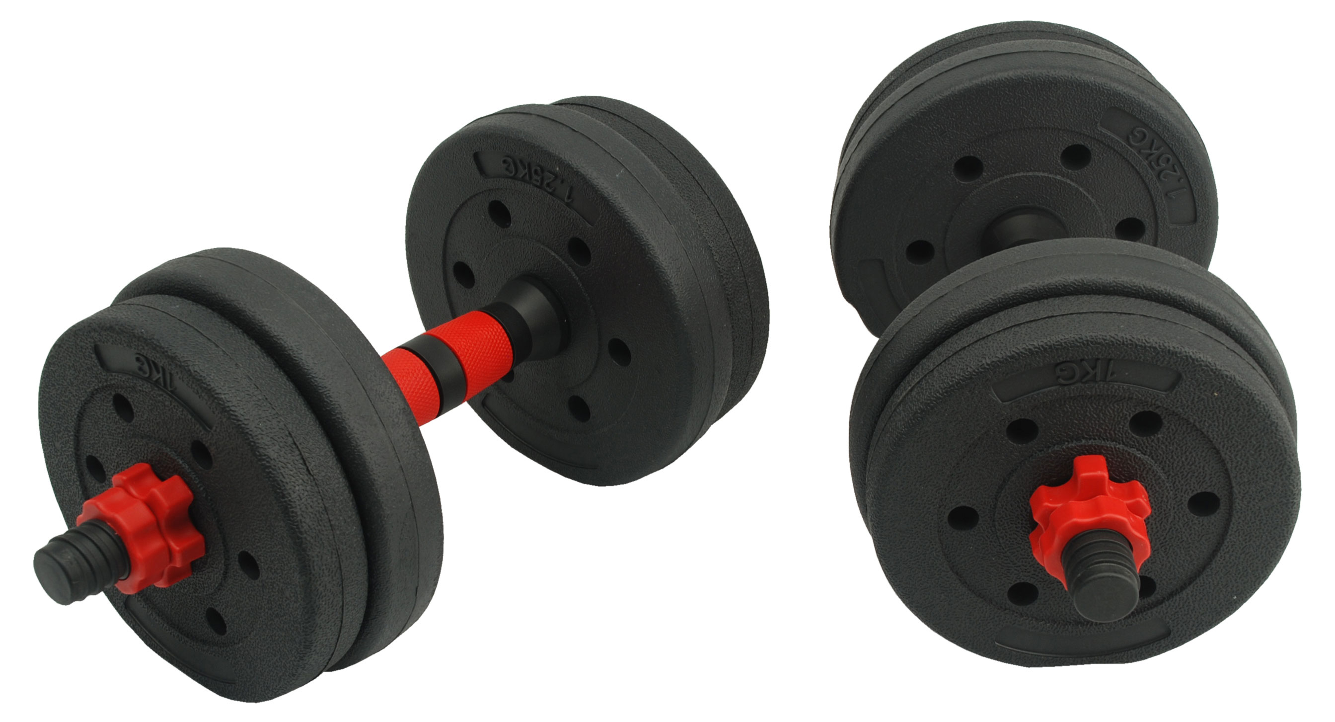 Изображение товара Набор разборных виниловых гантелей, 2 шт х 5 кг