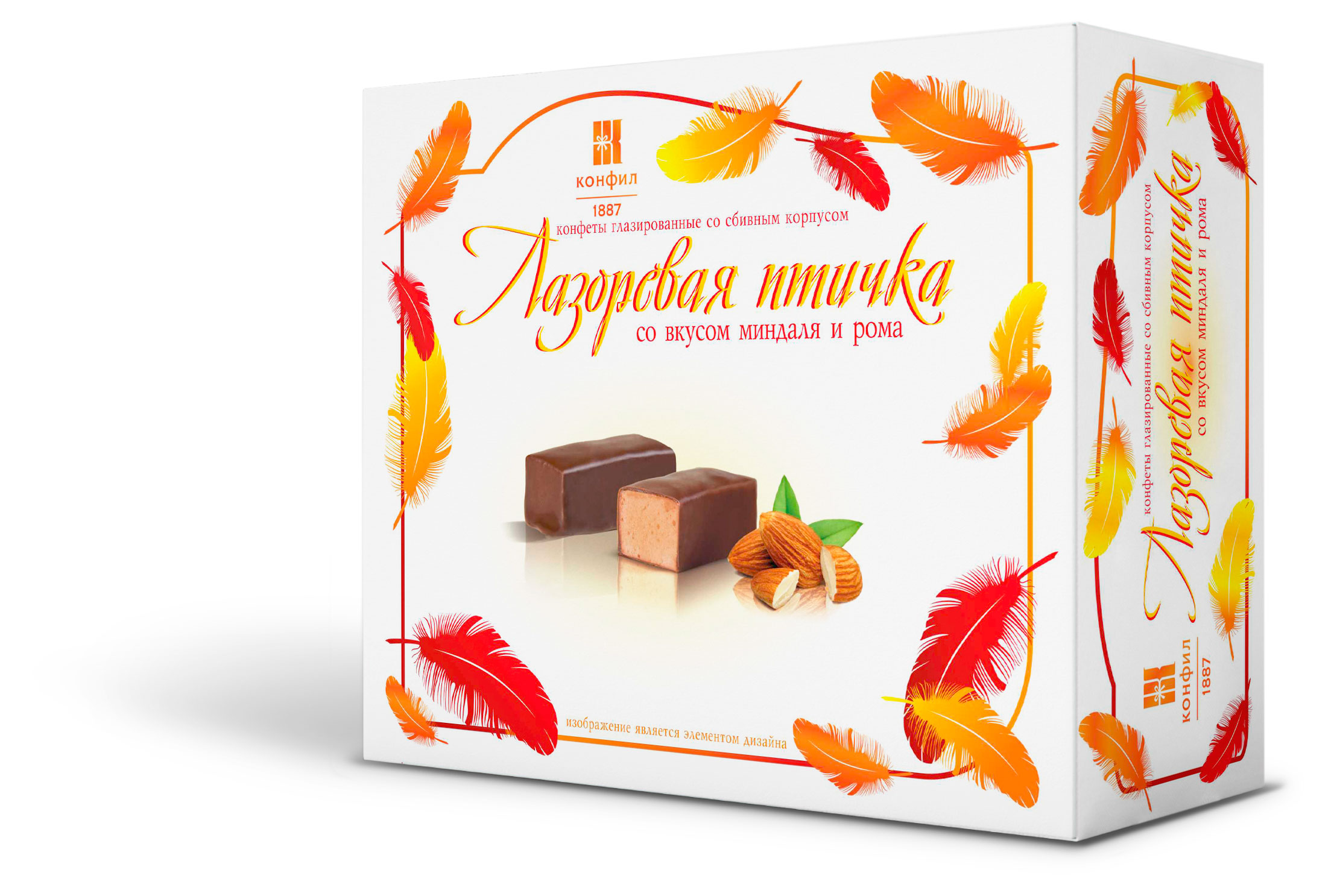 

Конфеты Конфил Лазоревая птичка со вкусом миндаля и рома, 500 г