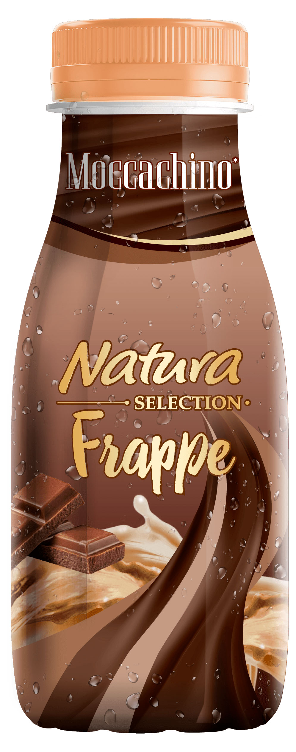 Изображение товара Напиток молочный с кофе Natura Selection со вкусом шоколада Frappe сoffee moccachino, 250 г