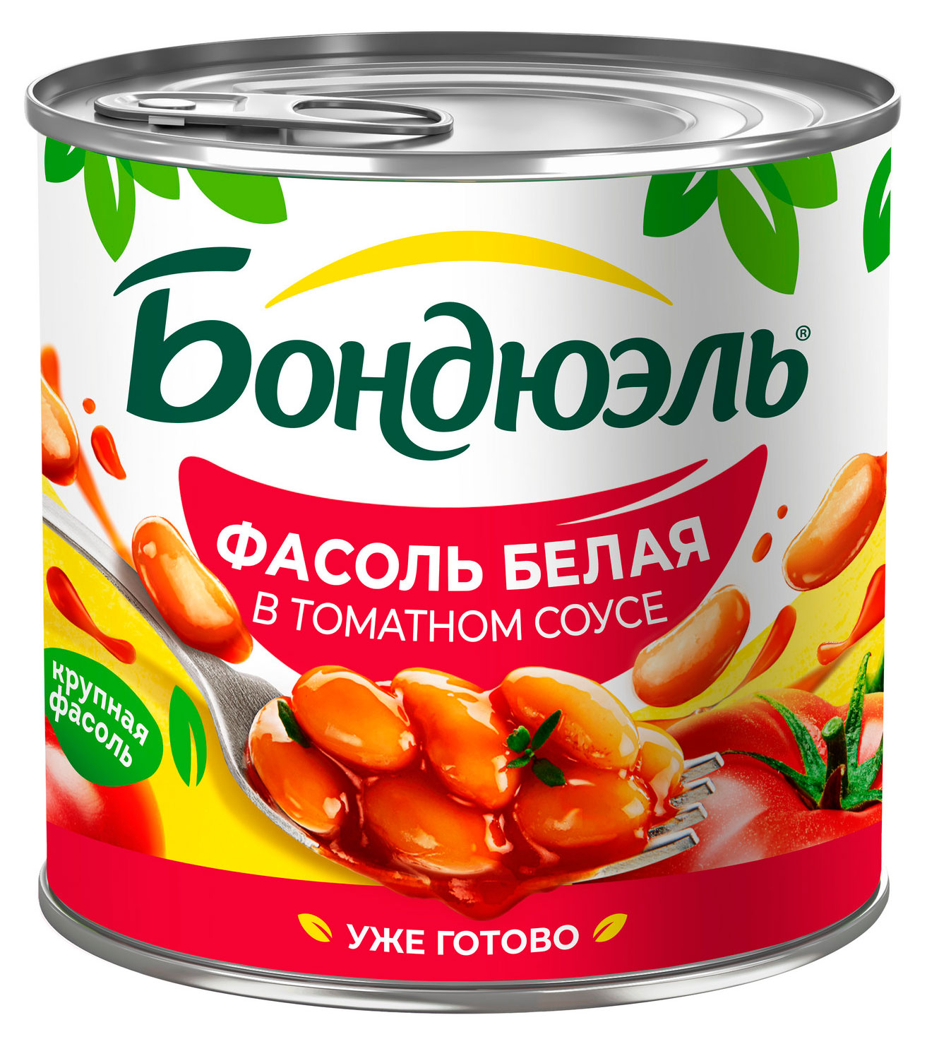 

Фасоль белая Бондюэль в томатном соусе, 400 г