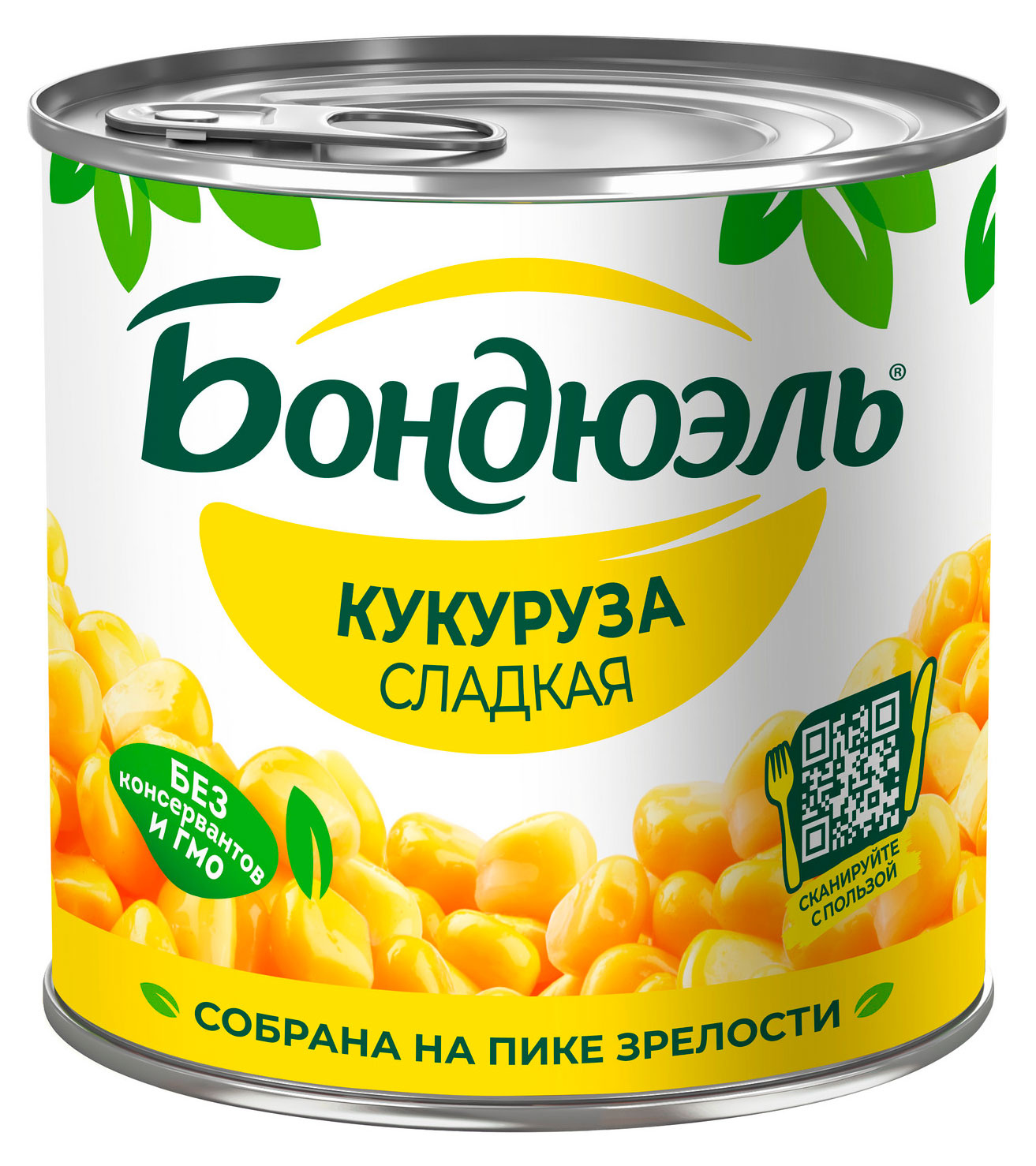 

Кукуруза Бондюэль сладкая, 340 г