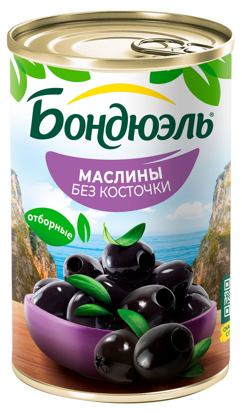 

Маслины Бондюэль без косточки, 300 г
