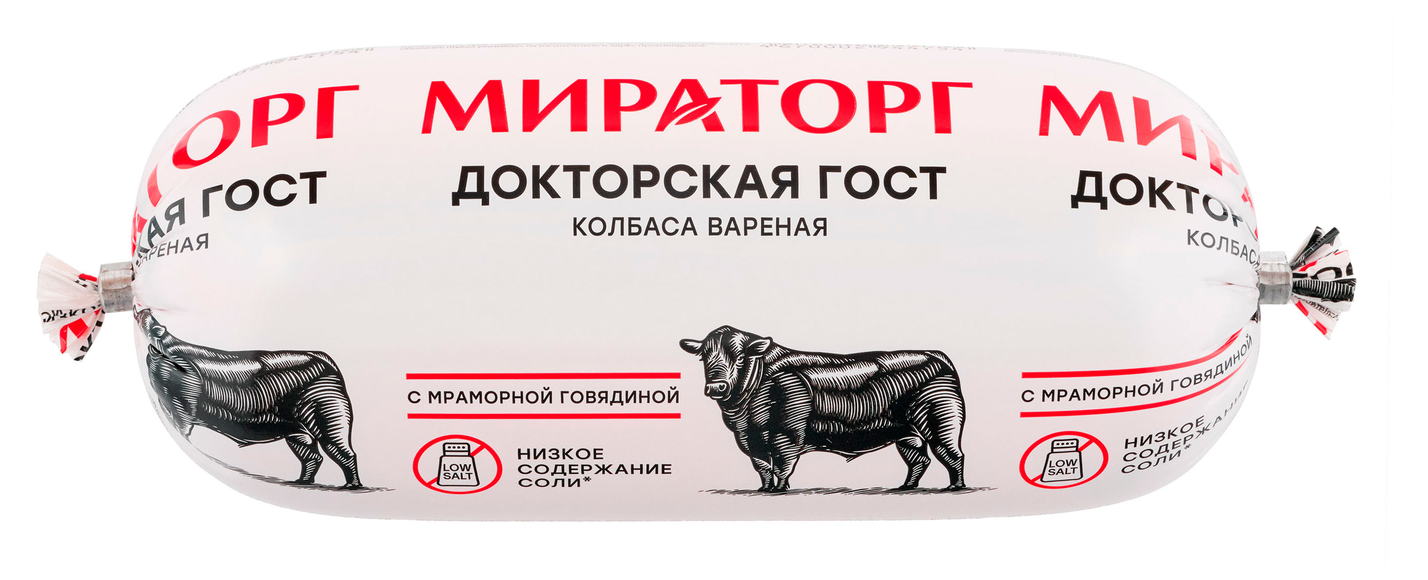 

Колбаса вареная Мираторг Докторская с мраморной говядиной ГОСТ, 470 г