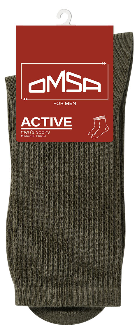 Изображение товара Мужские спортивные носки Omsa Active 116 с высокой резинкой, размер 42-44