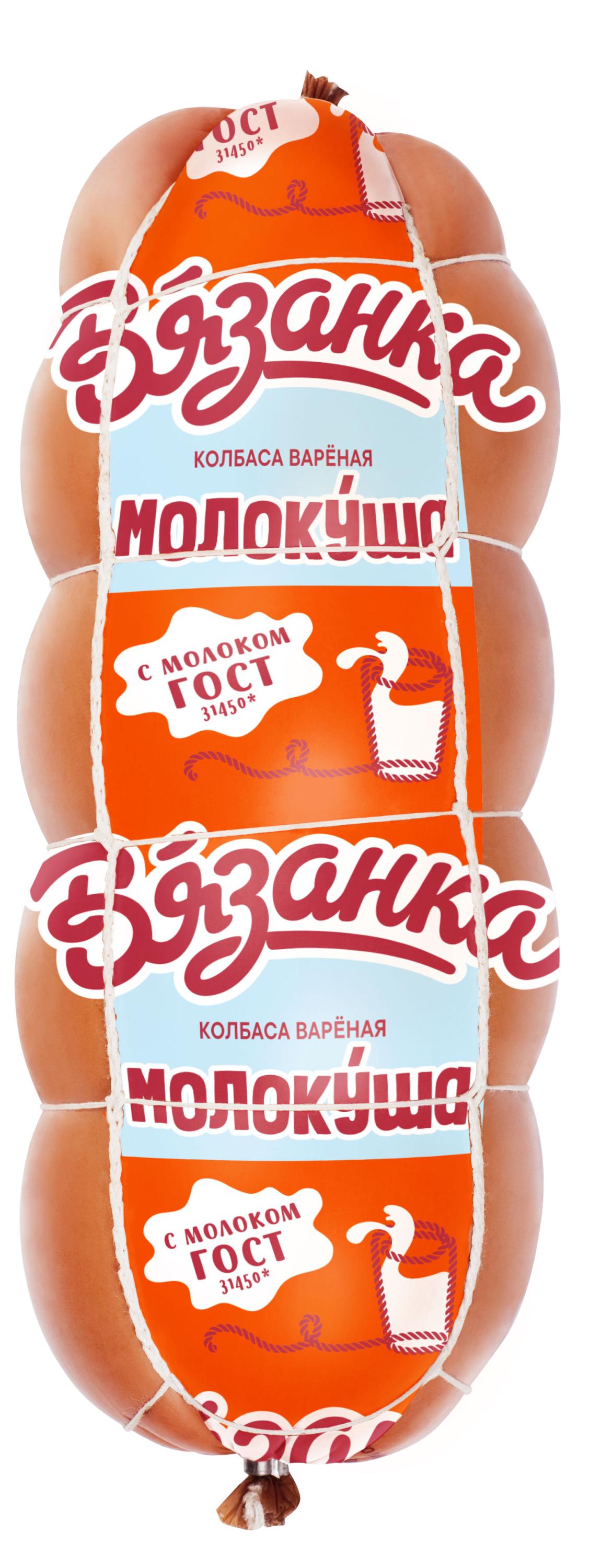 

Колбаса вареная Вязанка Молокуша ГОСТ, ~ 1,4 кг