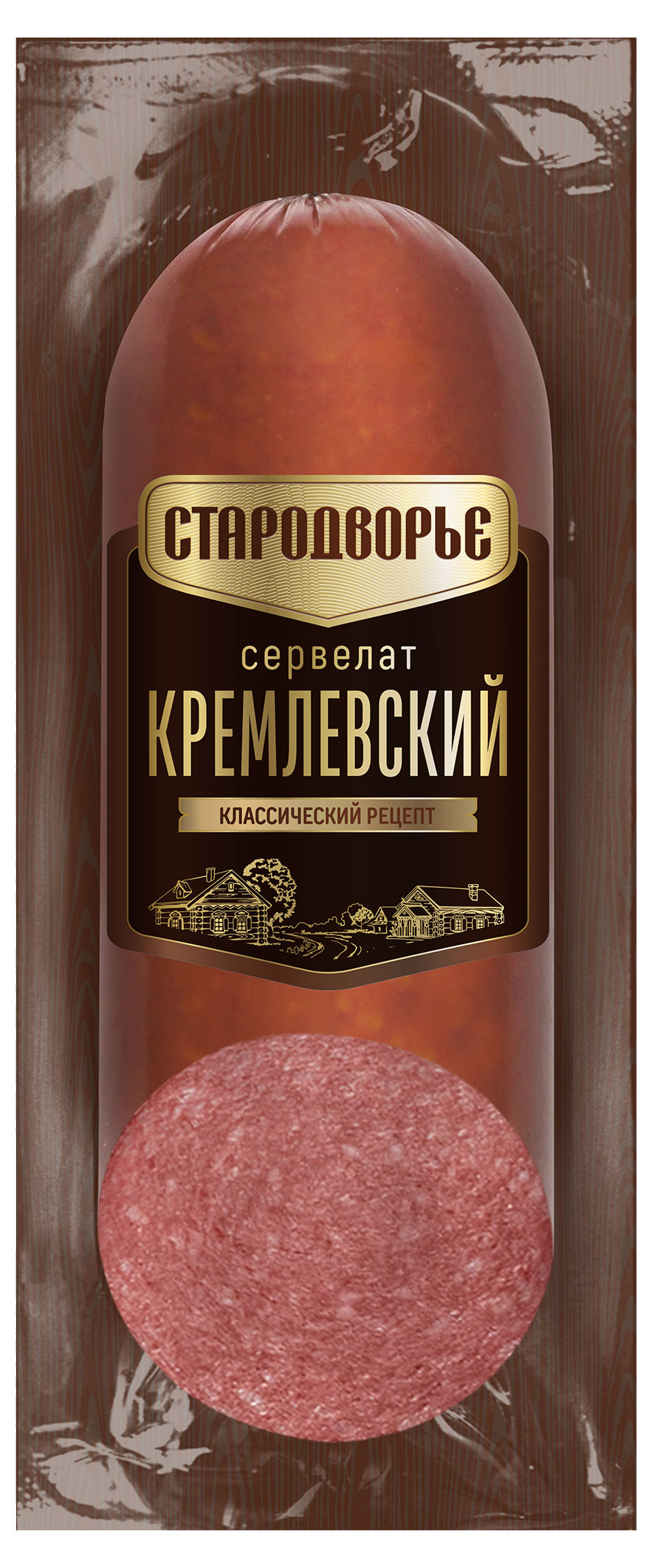 

Сервелат варено-копченый Стародворье Кремлевский, 350 г