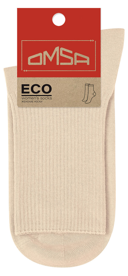 

Носки женские Omsa ECO 254 с высоким паголенком Beige, р. 39-41