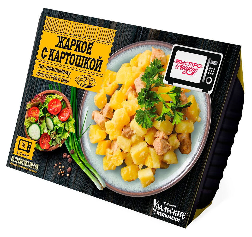 

Жаркое с картошкой Быстро&Вкусно По-домашнему замороженное, 300 г