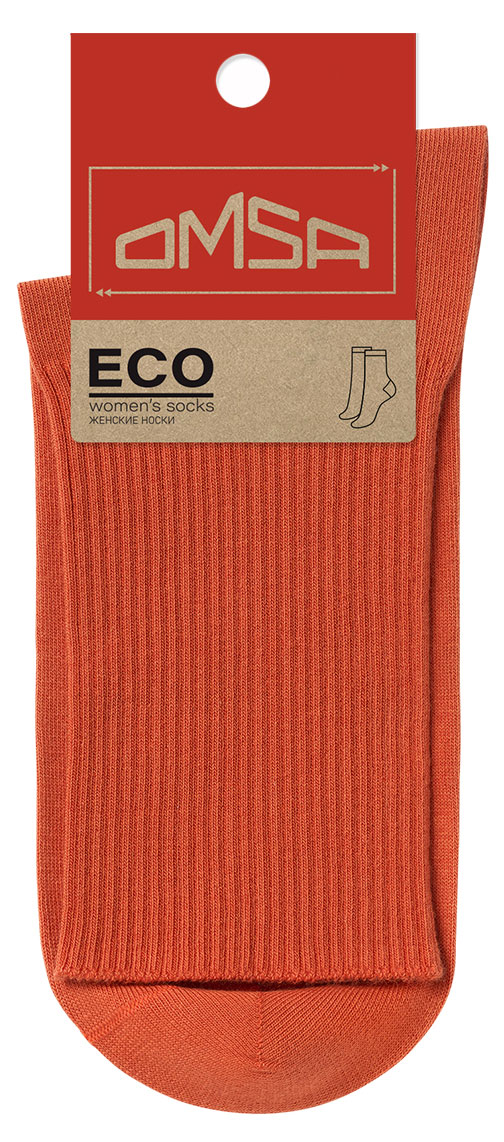 

Носки женские Omsa ECO 254 с высоким паголенком Terracotta, р. 39-41