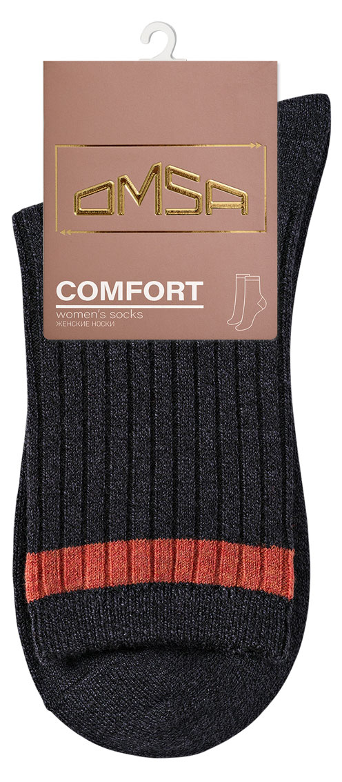 

Носки женские Omsa Comfort 355 с высокой резинкой Nero, р. 35-38