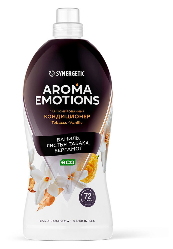 

Кондиционер для белья Synergetic Aroma Emotions Tobacco-Vanille, 1,8 л