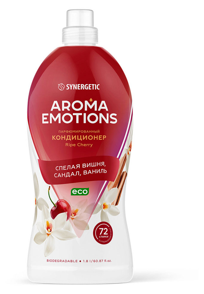 

Кондиционер для белья Synergetic Aroma Emotions Ripe Сherry, 1,8 л
