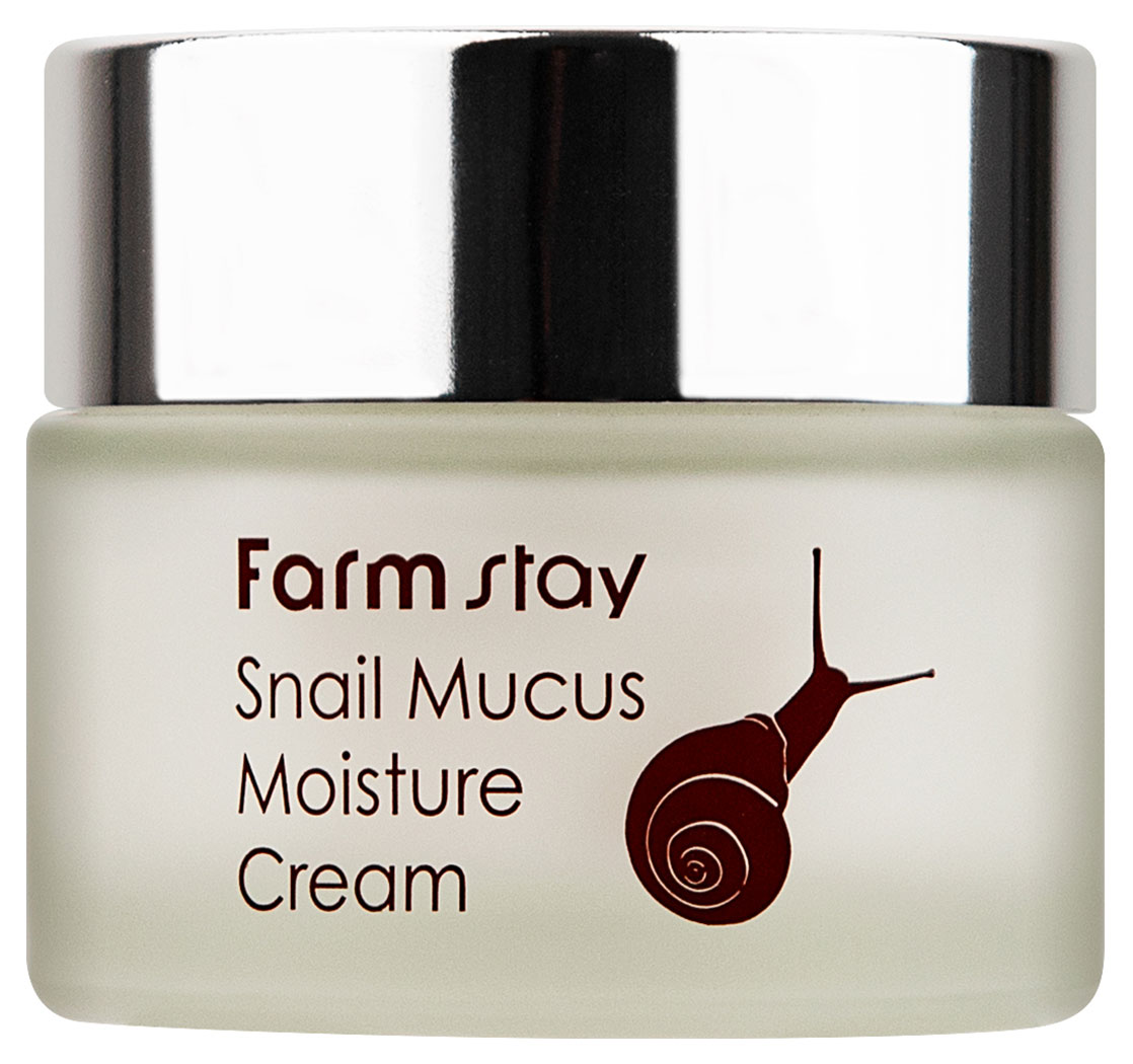 Изображение товара Крем для лица FarmStay Snail Mucus Moisture Cream 50 г с муцином улитки