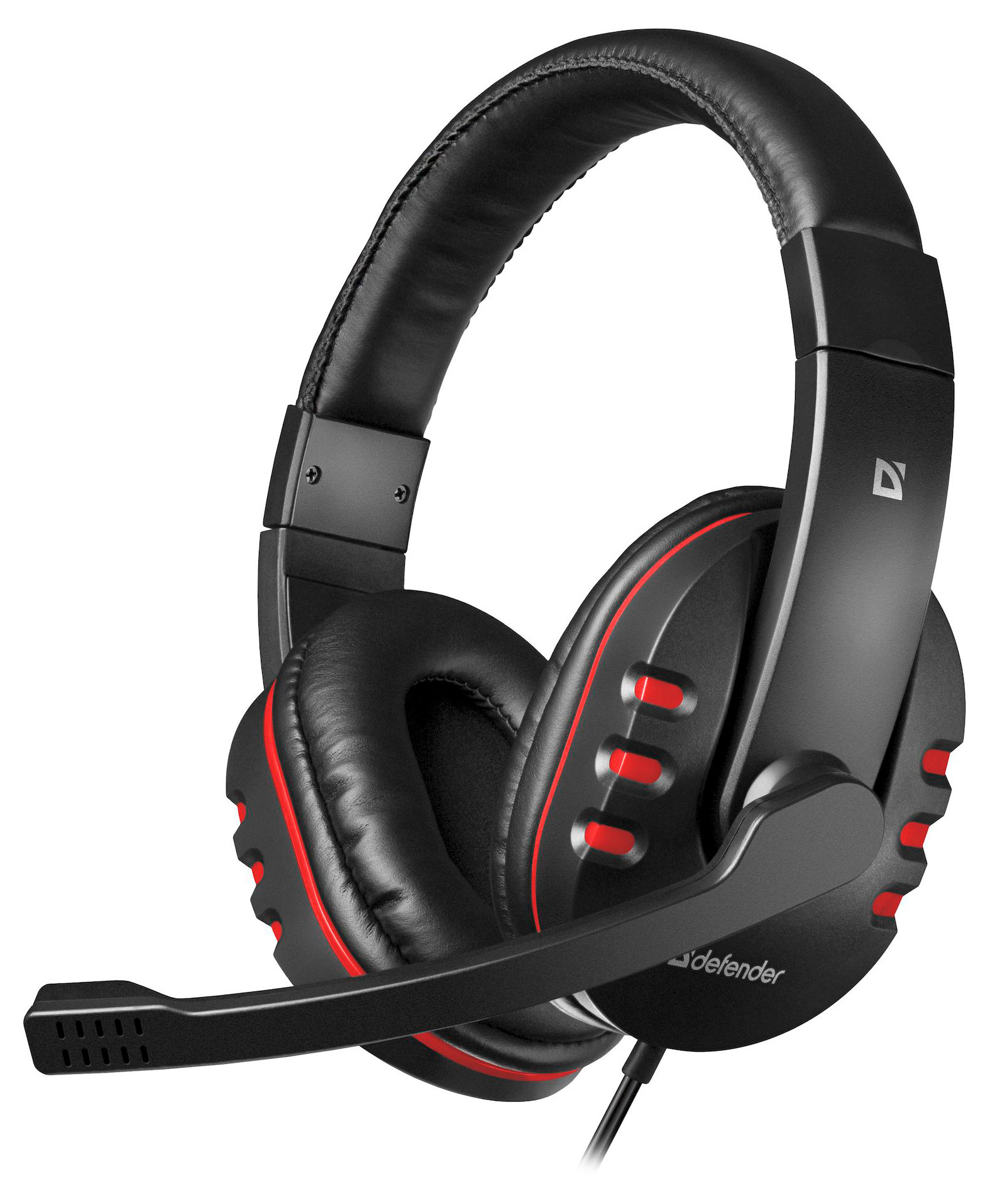

Игровая гарнитура Defender Warhead G-160 черная, кабель 2,5 м