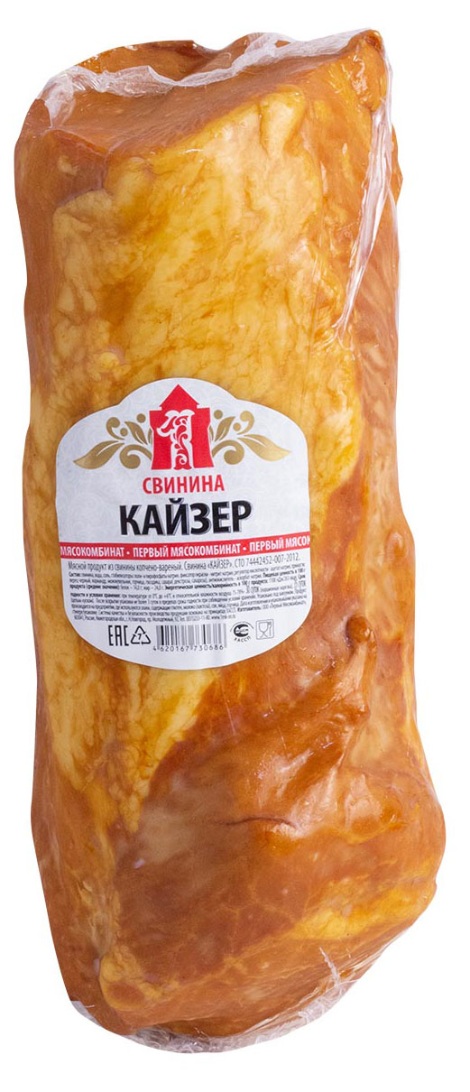

Свинина кайзер варено-копченая Первый мясокомбинат, ~ 500 г