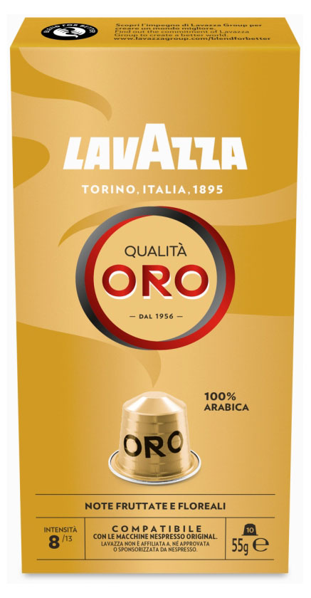 Изображение товара Кофе в капсулах Lavazza Nespresso Qualità Oro, 10 шт