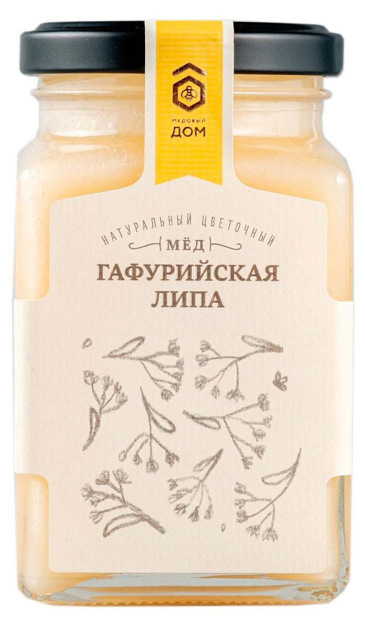 

Мед Медовый дом Гафурийская липа, 320 г