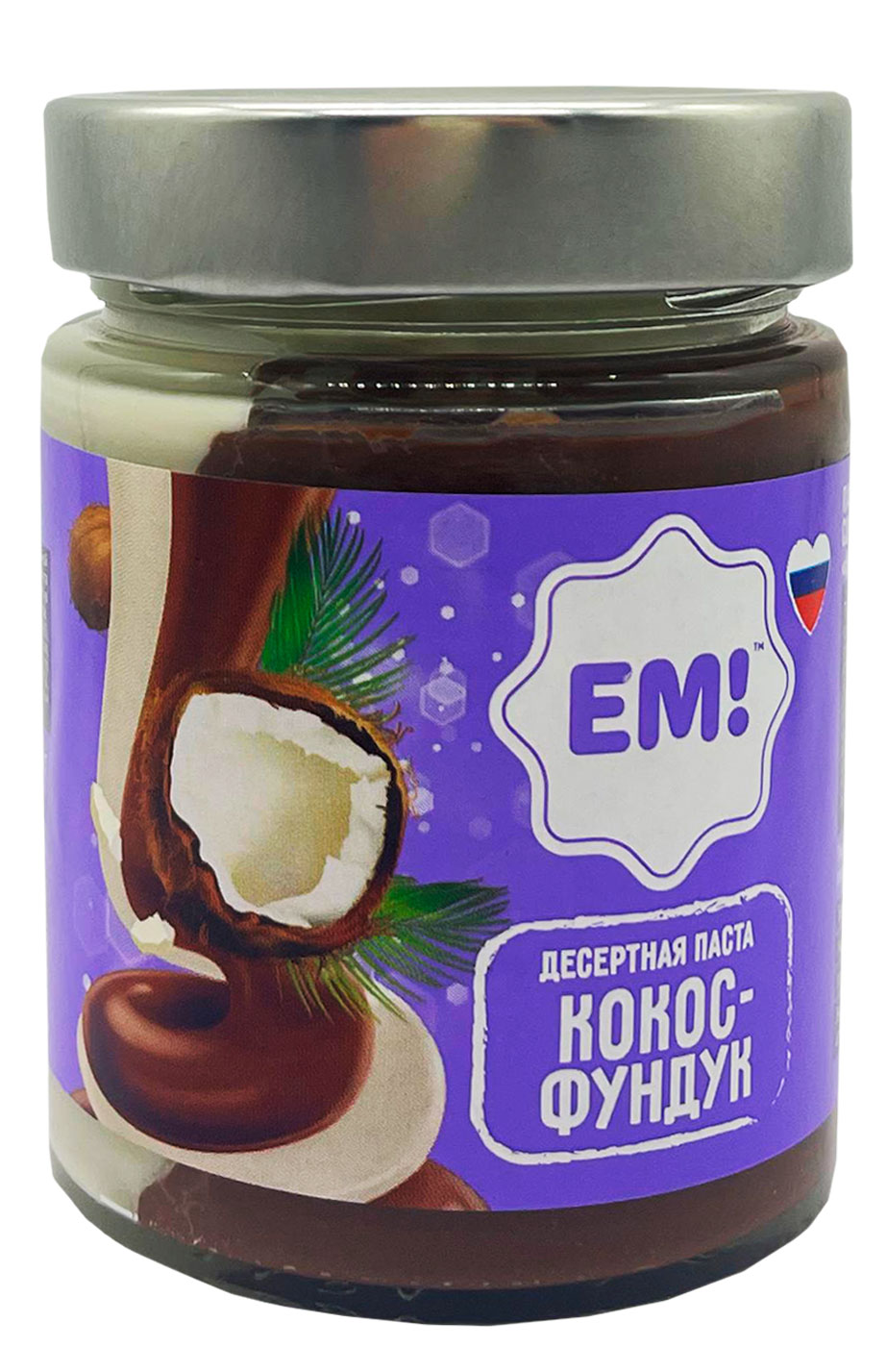 

Паста десертная ЕМ Кокос фундук, 230 г