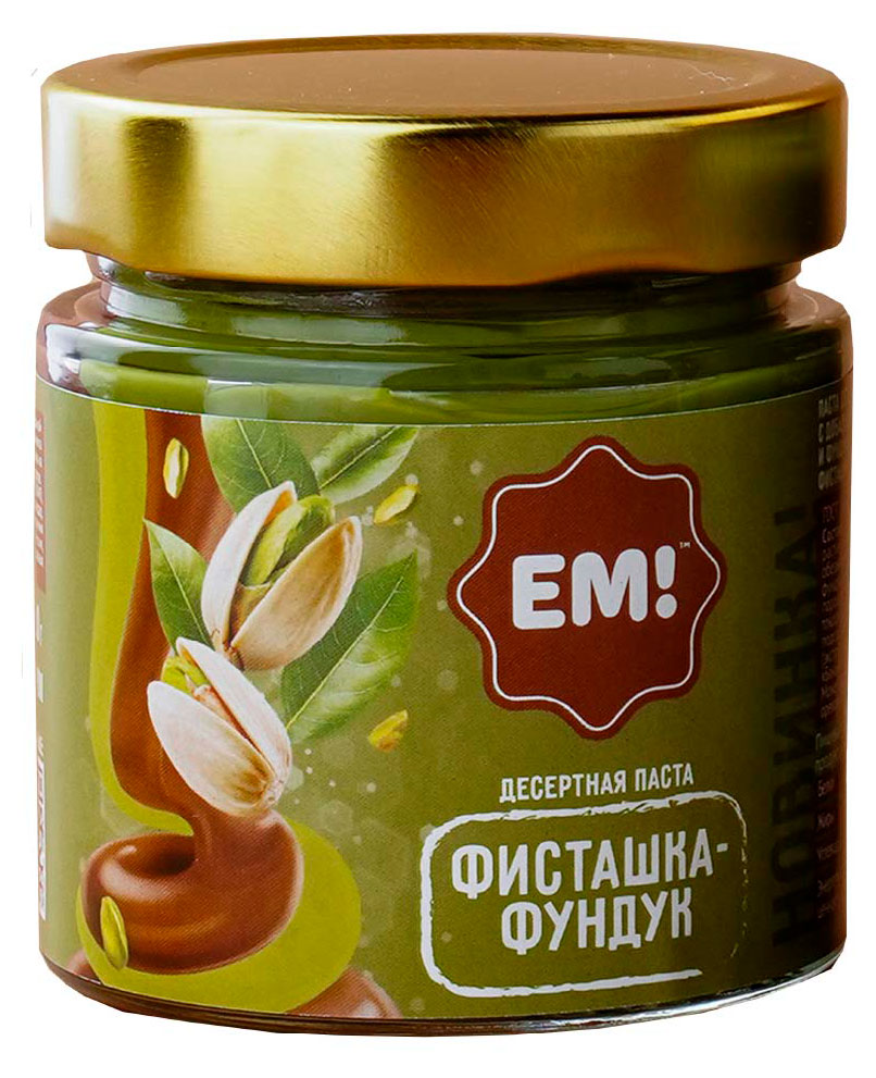 

Паста десертная ЕМ Фисташка фундук, 150 г