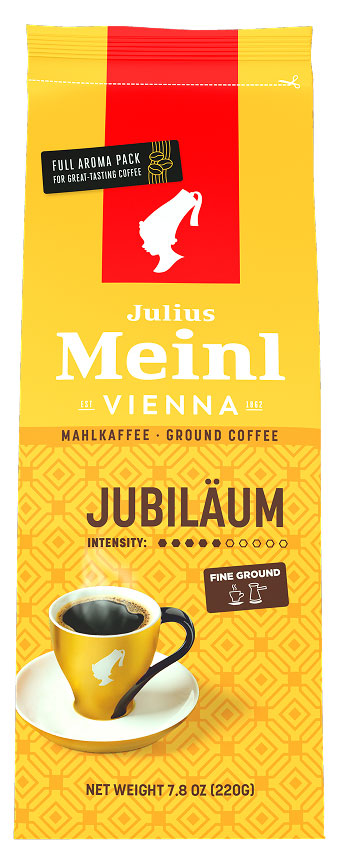 Изображение товара Молотый кофе Julius Meinl Jubilaum 220 г – венская обжарка арабика и робуста