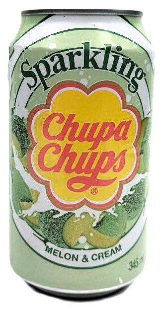 Изображение товара Напиток газированный Chupa Chups Melon & Cream, 0,345 л