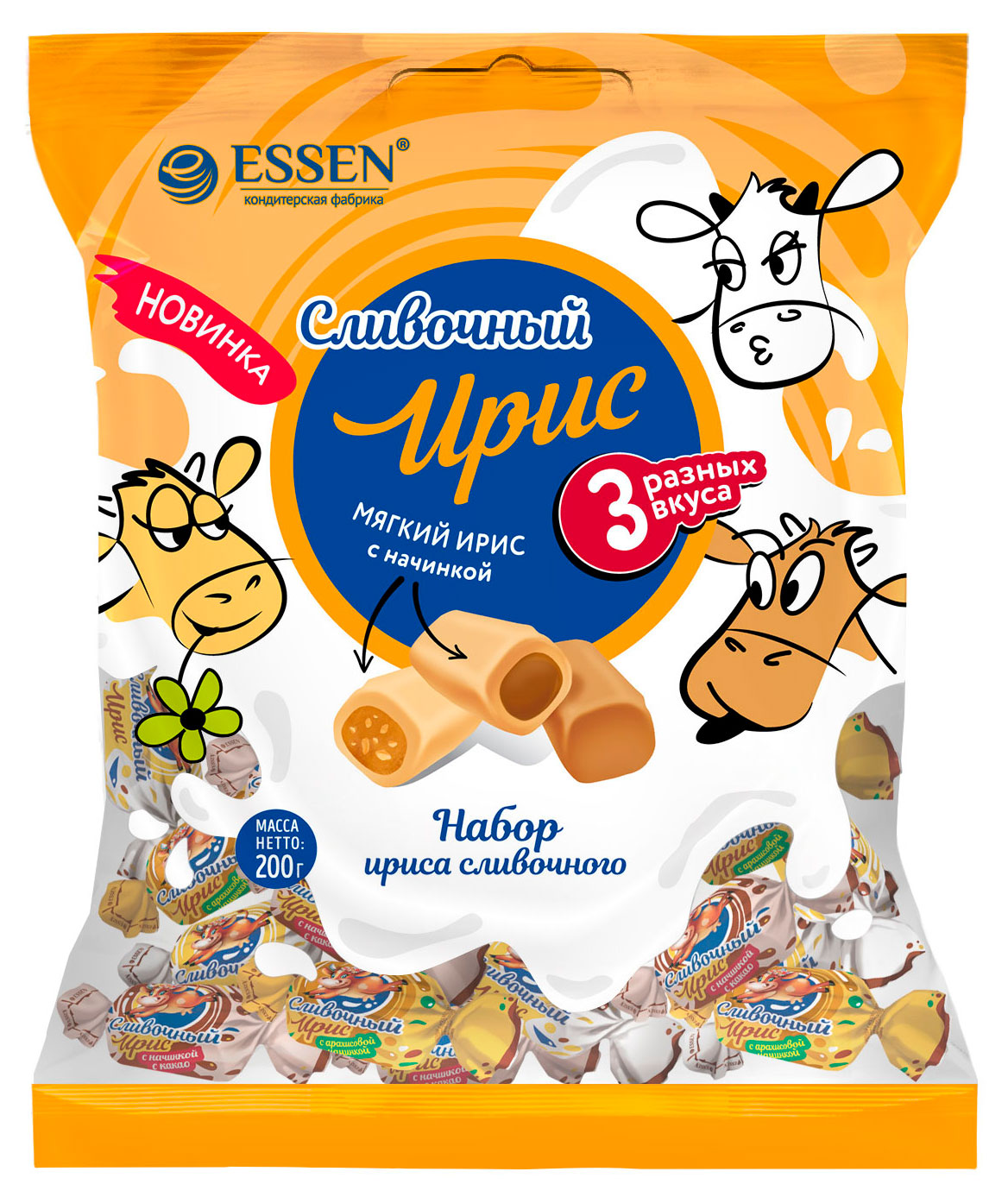 

Конфеты Essen Сливочный ирис, 200 г