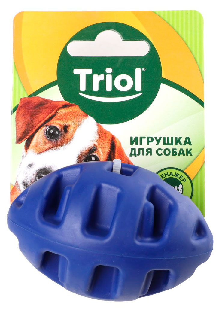 Изображение товара Игрушка для собак Triol Мяч-регби, 7,5 см в ассортименте