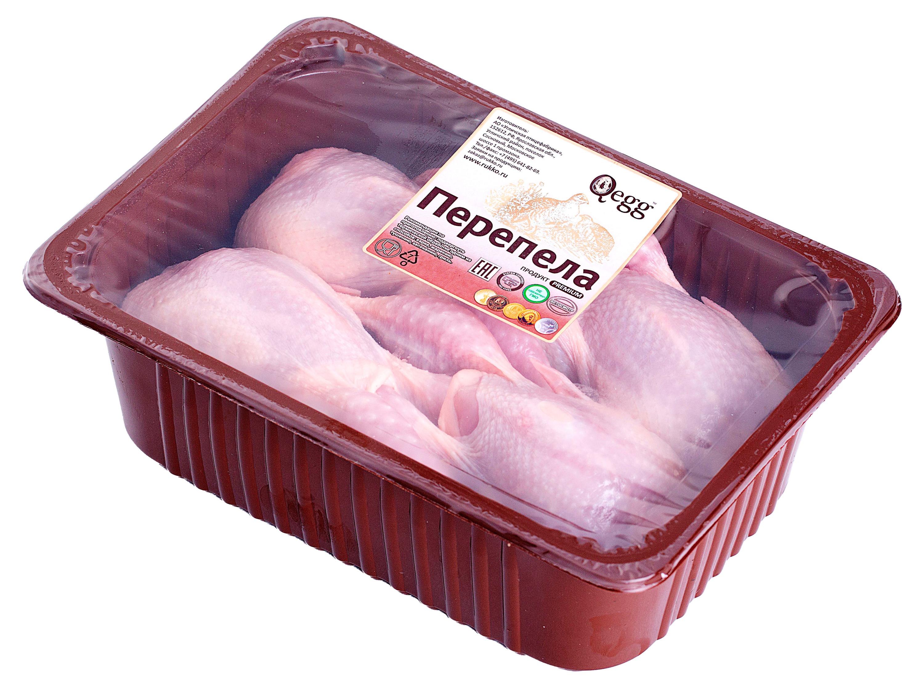 

Тушка перепела Qegg 1 сорта охлажденная, ~ 800 г