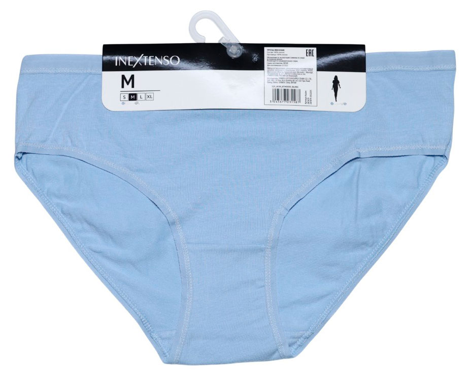

Трусы-слипы женские InExtenso голубые