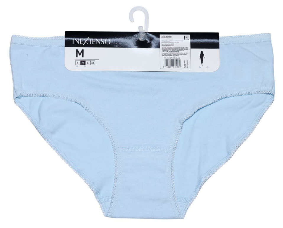 

Трусы-слипы женские InExtenso светло-голубые