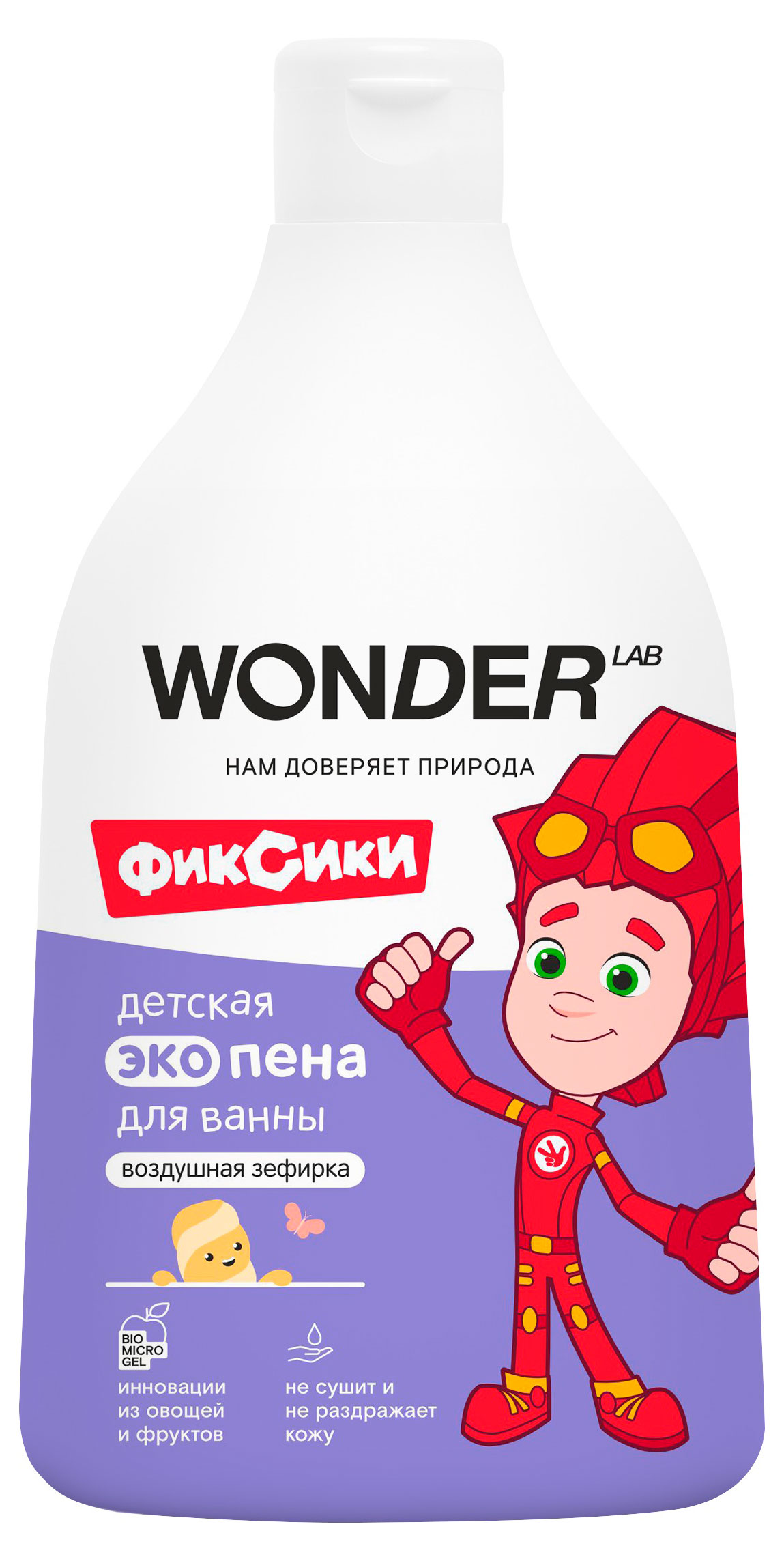 

Пена для ванны детская Wonder Lab Воздушная зефирка с 3 лет, 540 мл