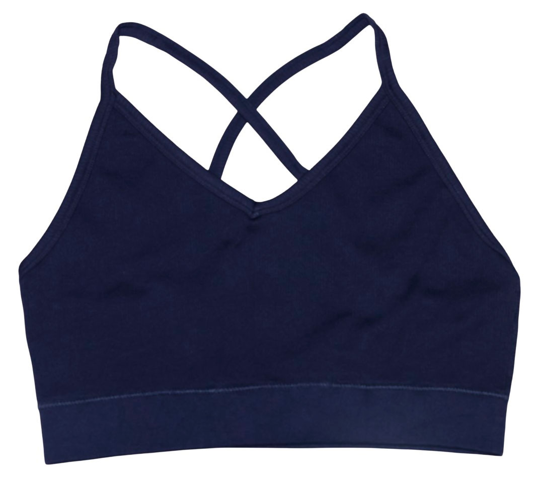 Изображение товара Спортивный женский бюстгальтер InExtenso темно-синий универсальный для активных женщин