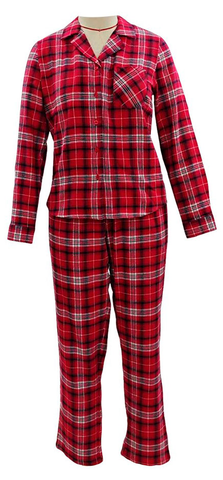 Изображение товара Женская пижама красная для дома и отдыха