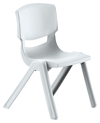 

Стул детский Zivi светло-серый, 30х31х53 см