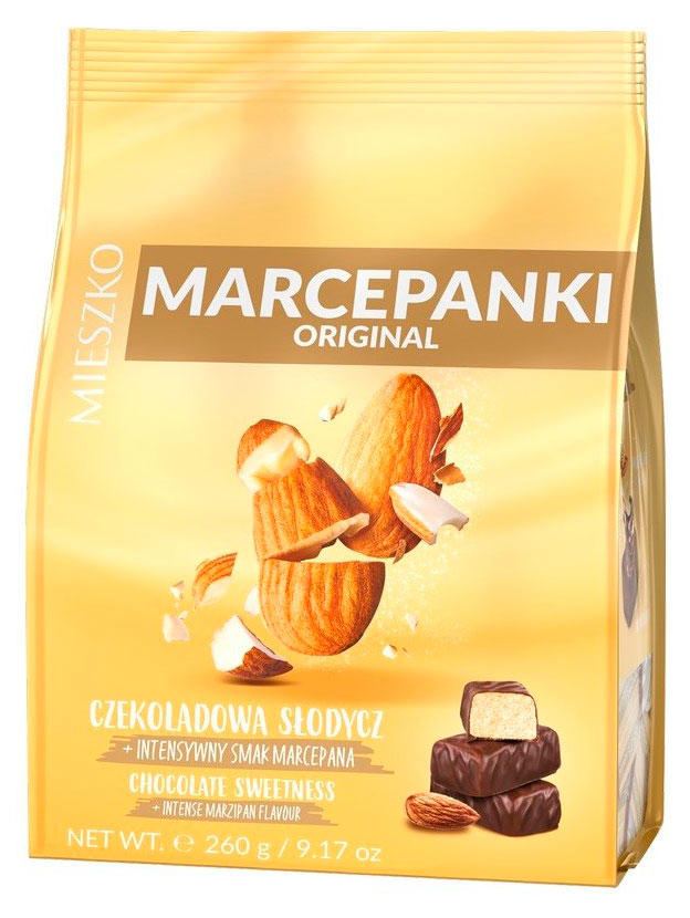 

Конфеты Mieszko с марципаном, 260 г