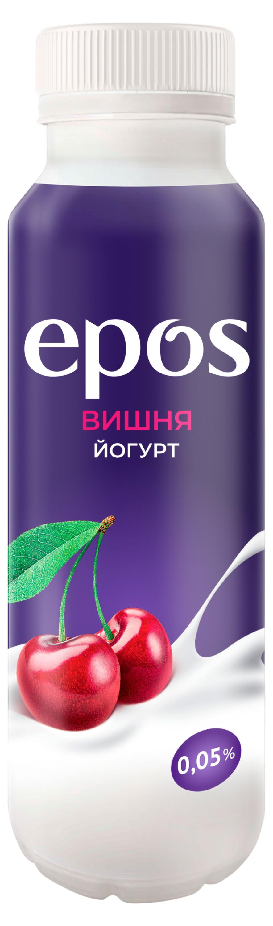 

Йогурт питьевой Epos Вишня 0,05%, 250 г