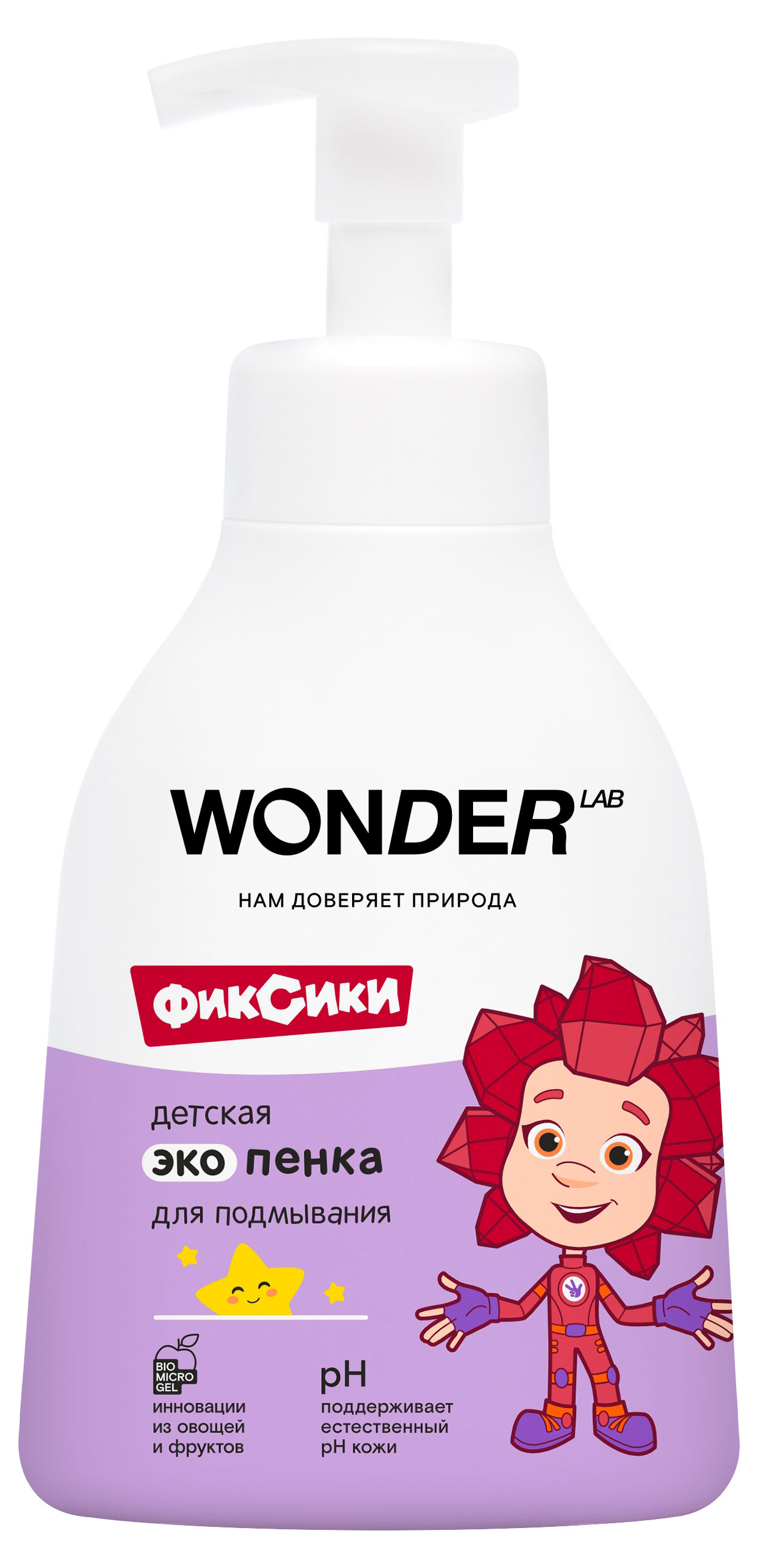 

Экопенка детская Wonder Lab для подмывания 0+, 450 мл