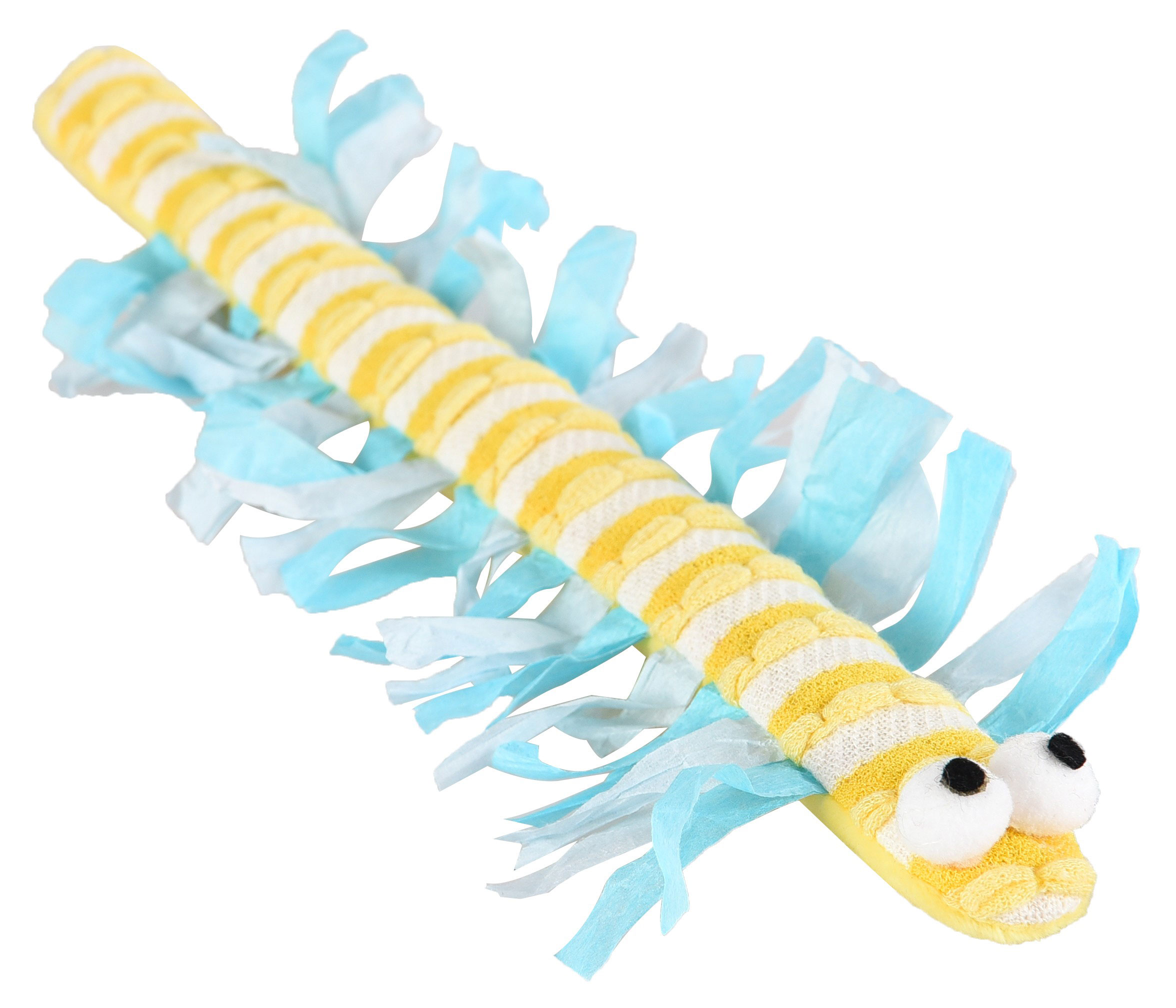 

Игрушка для кошек Многоножка с кошачьей мятой, 9х29,5 см