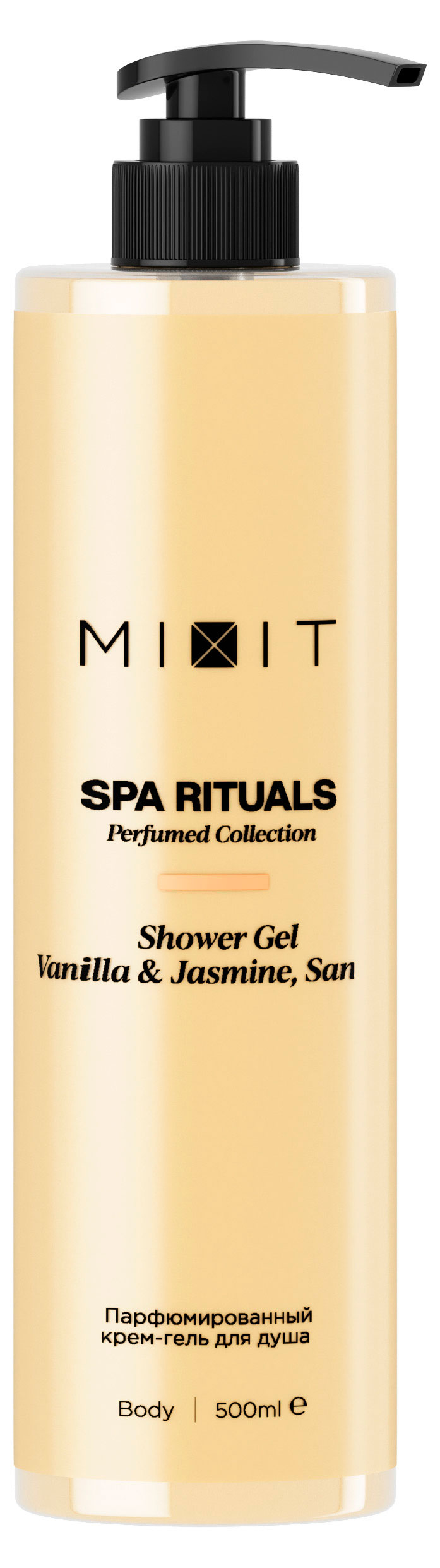 

Крем-гель для душа Mixit Spa Rituals Shower Gel парфюмированный с ароматом ванили жасмина и сандала, 500 мл