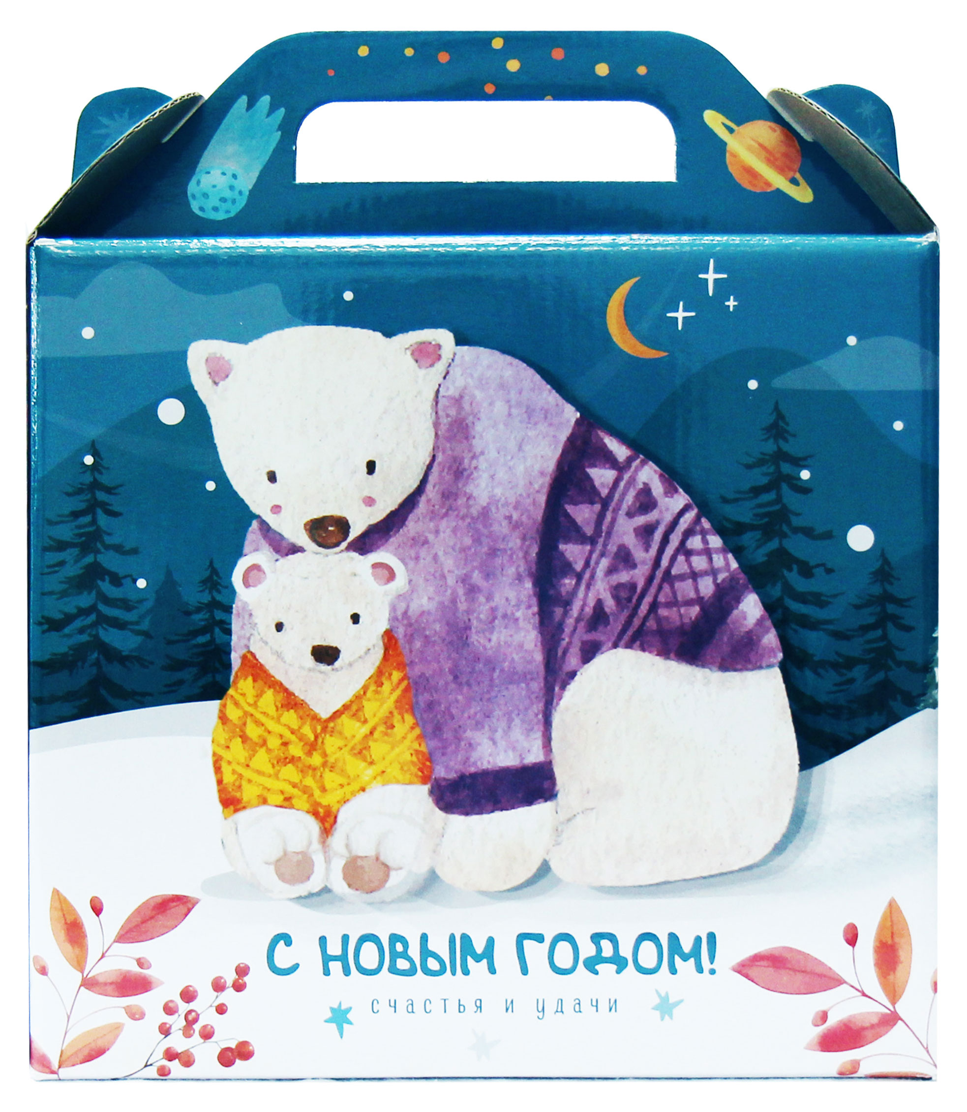 

Подарок новогодний сладкий Кондитерский комбинат Кубань Снежная сказка, 558 г, 1 шт в ассортименте