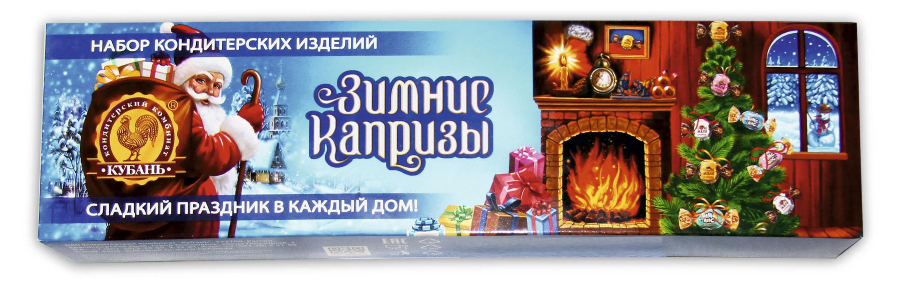 

Подарок новогодний сладкий Кондитерский комбинат Кубань Зимние капризы, 388 г