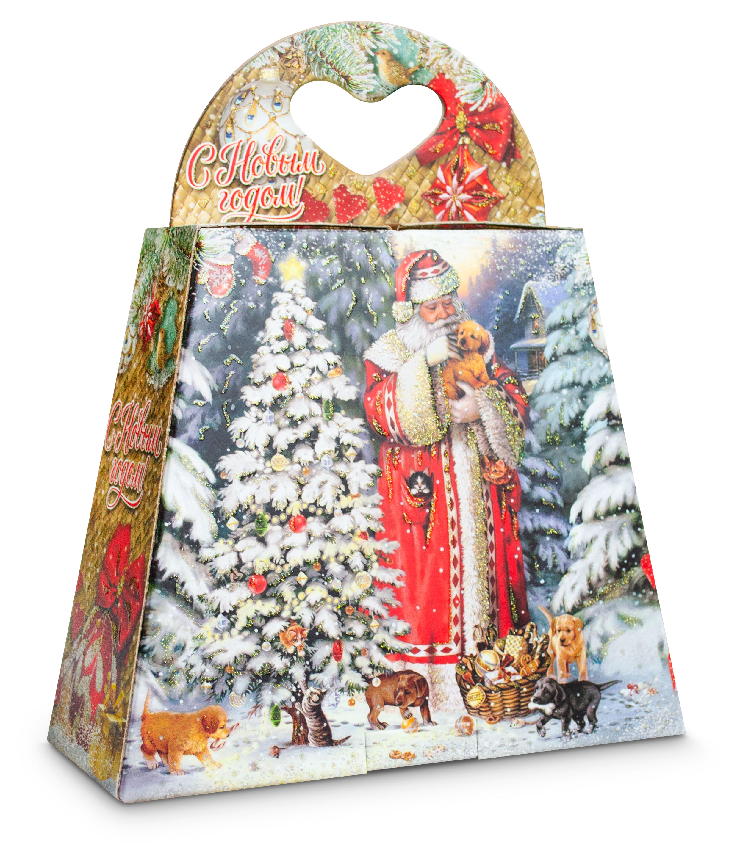 

Подарок новогодний сладкий Конфил Добрый Дед Мороз, 1 кг