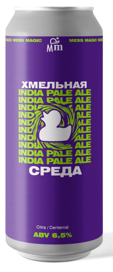 

Пиво светлое Magic Mess Хмельная среда 6,5%, 450 мл