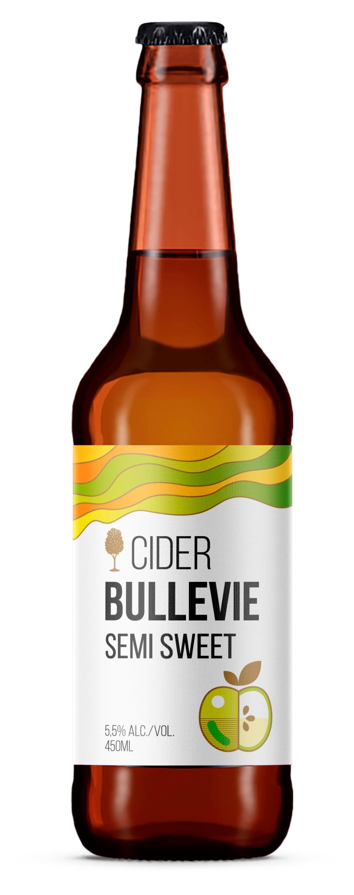 Изображение товара Сидр «Bullevie» Semi Sweet полусладкий 5,5%, 450 мл