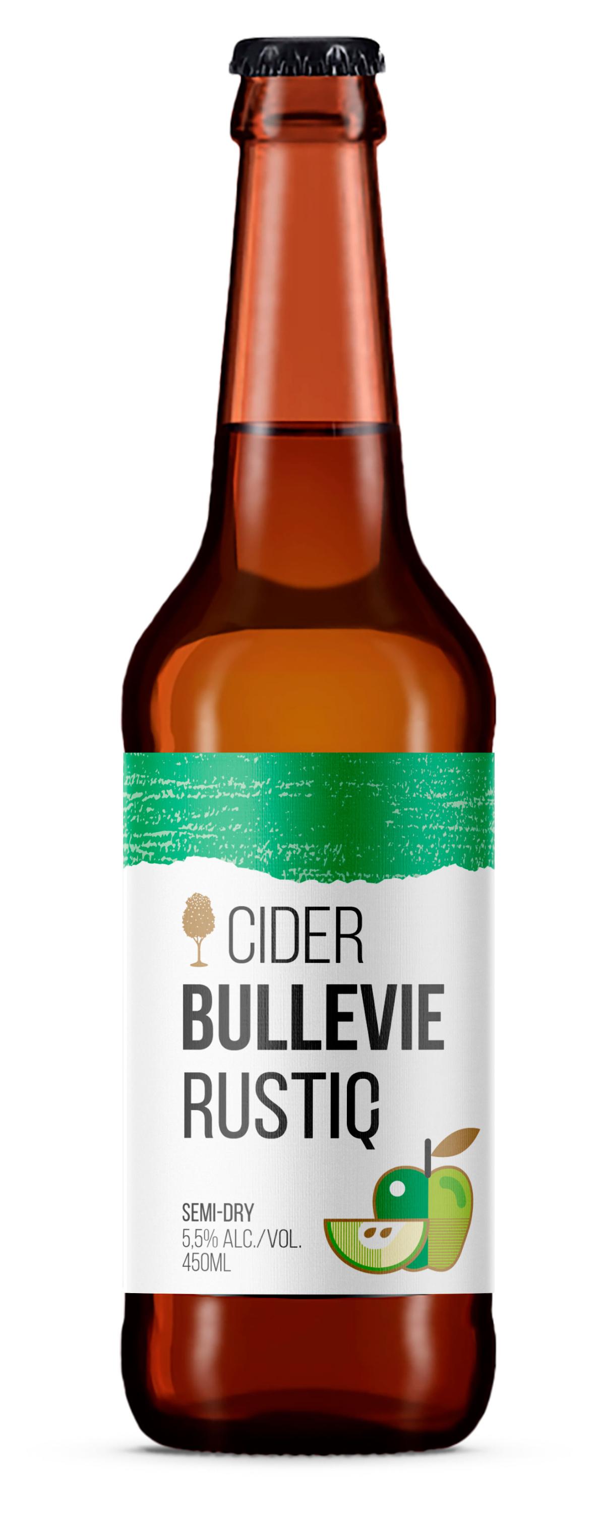 Изображение товара Сидр «Bullevie» Rustic полусухой 5,5%, 450 мл