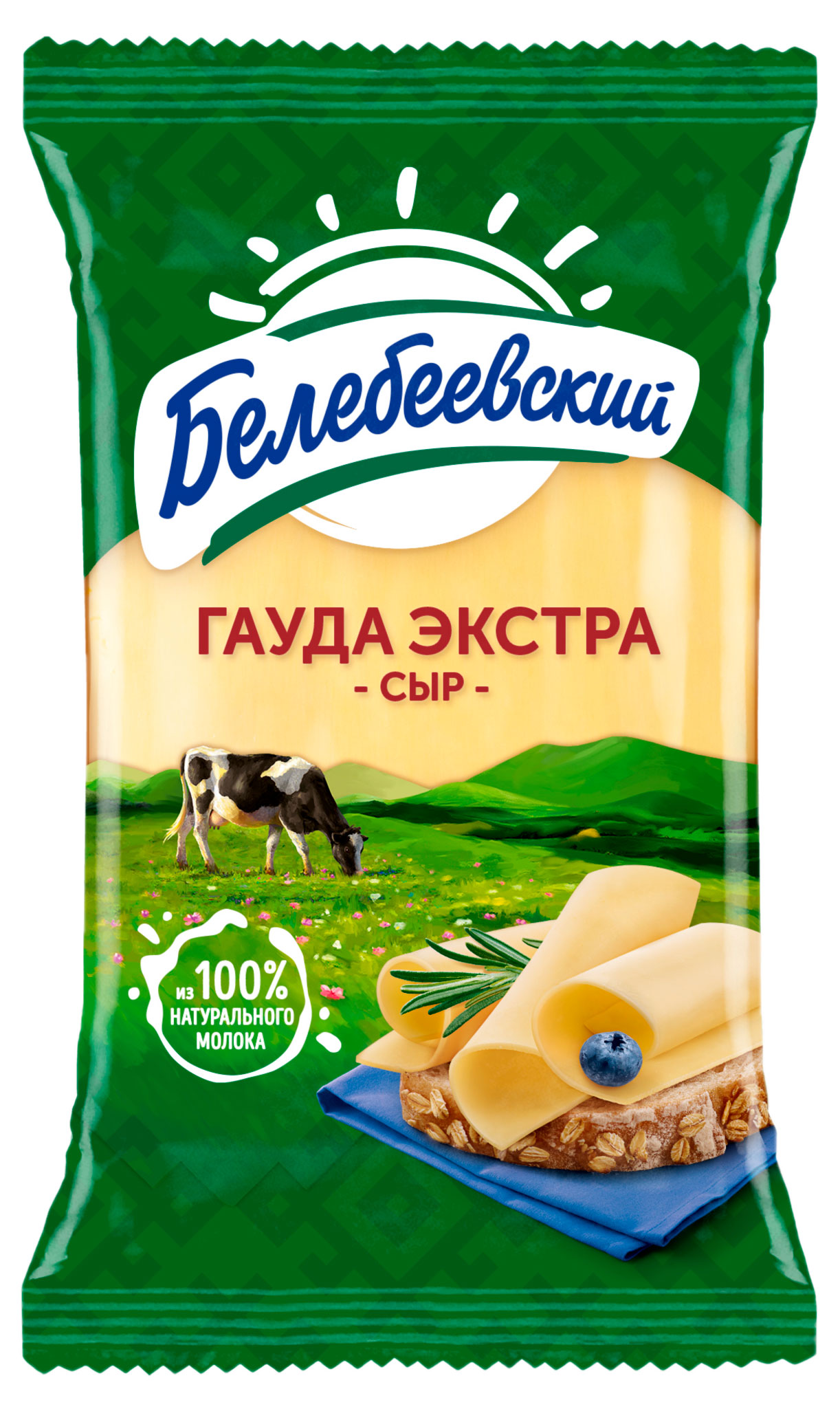 

Сыр полутвердый Белебеевский Гауда 45% БЗМЖ, 190 г